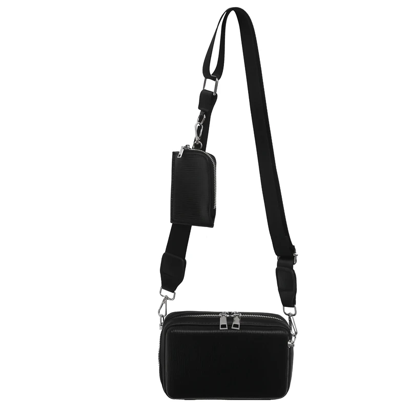 2024 Spring Men\'s Bag Fashionable and Simple Crossbody Bag Trendy and Personalized Shoulder Bag Couple Style Unisex Сумка