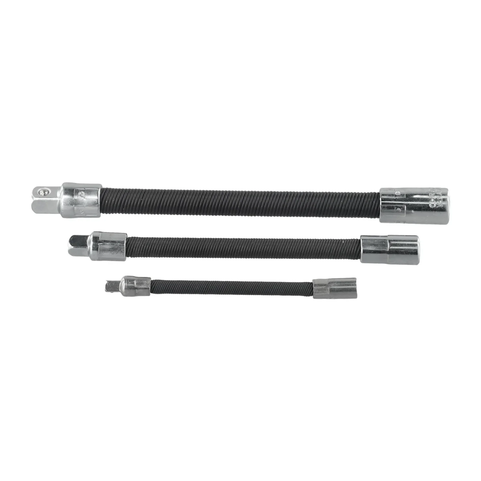 

Brand New High Quality Replacement Extension Rod Flexible Shaft 3pcs Black Polished Chrome Plating Socket Wrench
