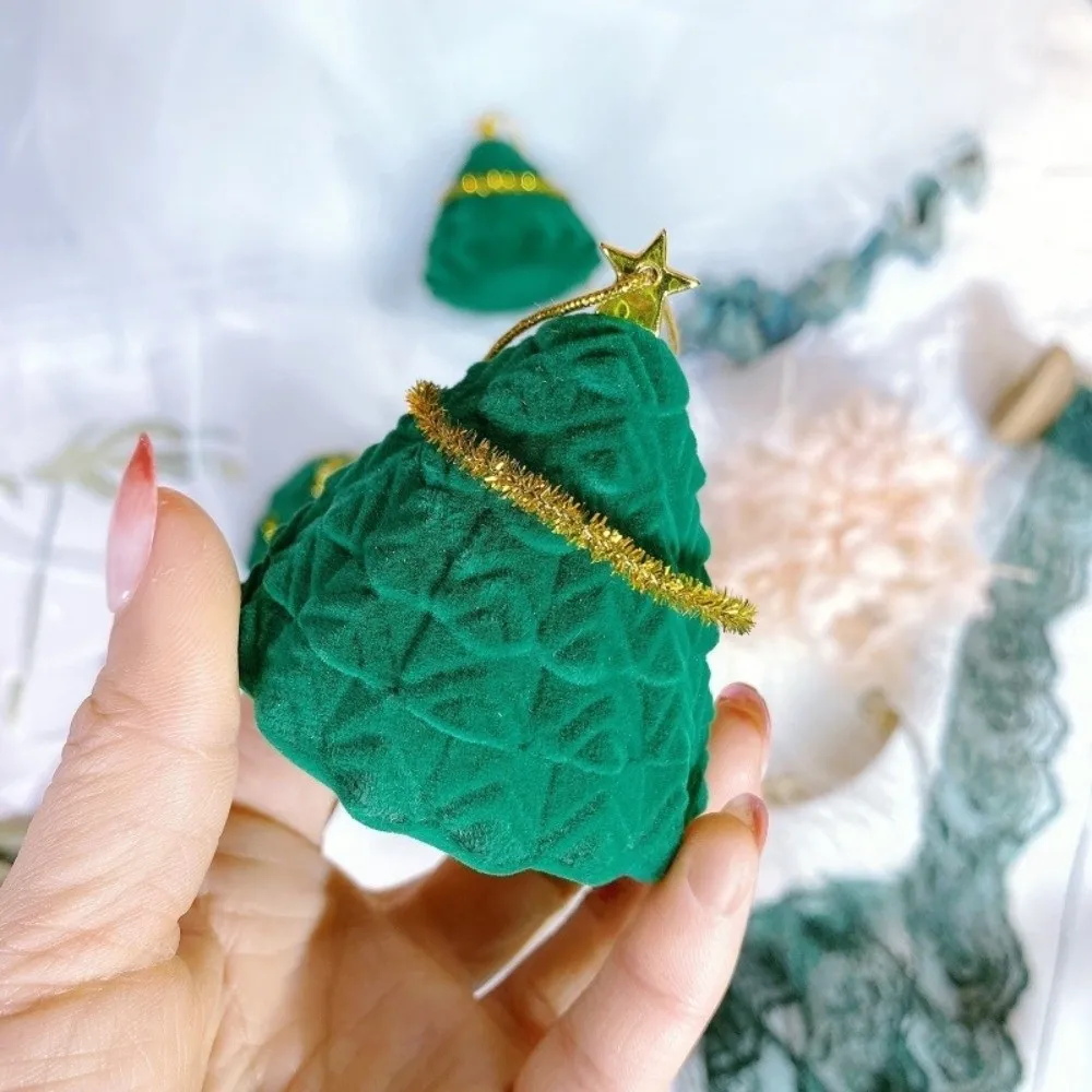 عيد الميلاد جرس عيد الميلاد صندوق مجوهرات توافدوا الزفاف شجرة عيد الميلاد زخرفة تخزين المضادة للتصادم سانتا كلوز خواتم صندوق