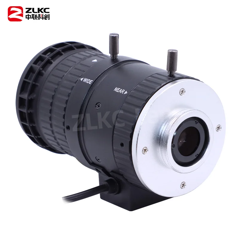 ZLKC 12-50mm Varifocal Lens CCTV Camera IR 1/1.8'' CS-Mount Zoom 3MP Lens F1.5 Auto Iris Surveillance Cameras With IR Correction