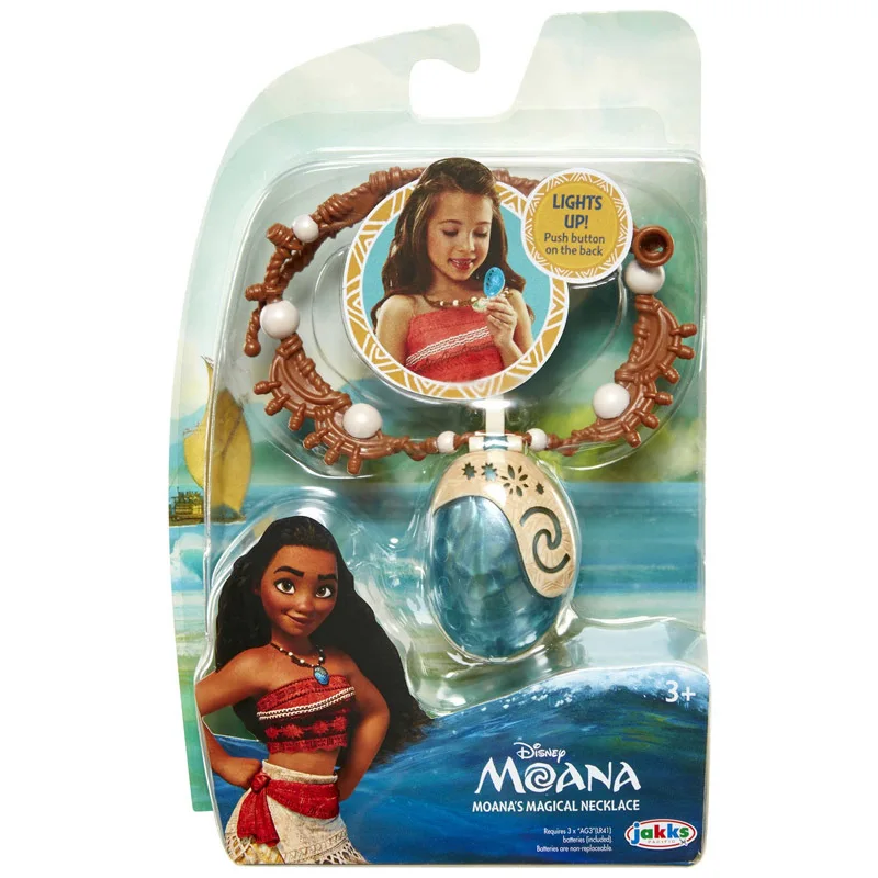 2025 nowy Disney 1:1 replika naszyjnik Moana animacja peryferyjny kształt oceanu naszyjniki z wyglądającymi prezentami urodzinowymi dla dzieci