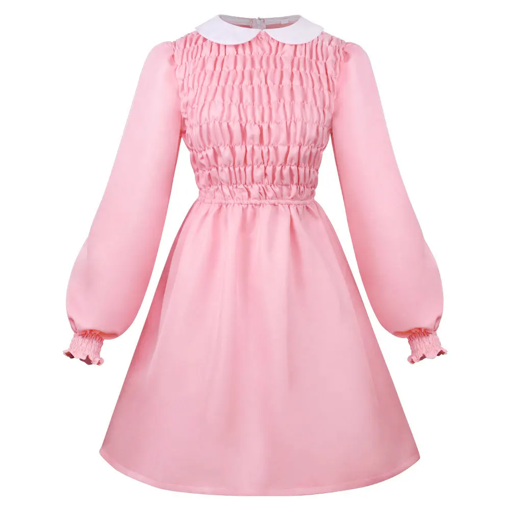 Stranger Things cosplay costume ability girl's Little Eleven dress dress cosplay role-playing performance costume