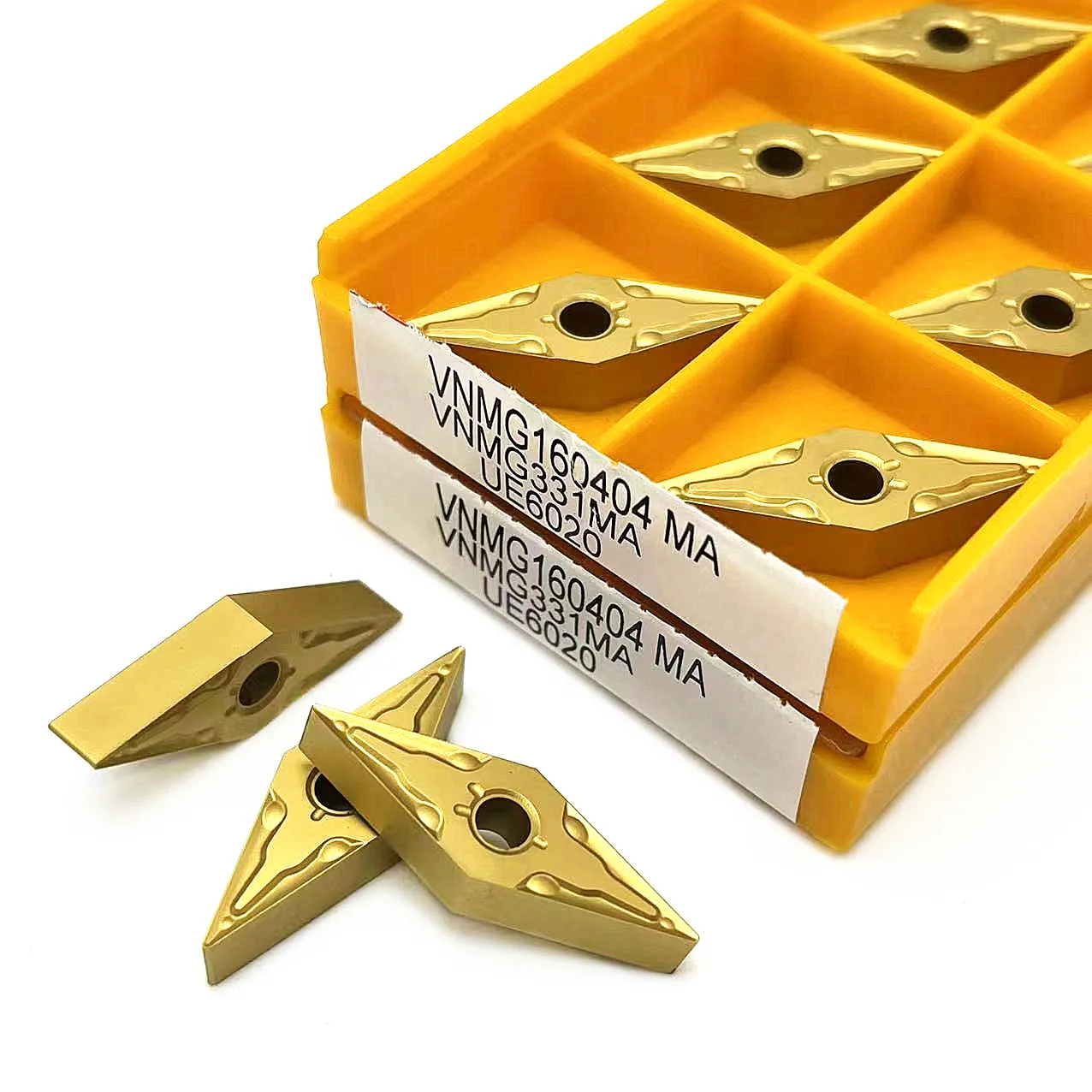Herramienta de torneado externo VNMG160408 VP15TF VNMG160408 UE6020 US735, inserto de carburo, CNC, herramienta de torneado de metal, inserto VNMG