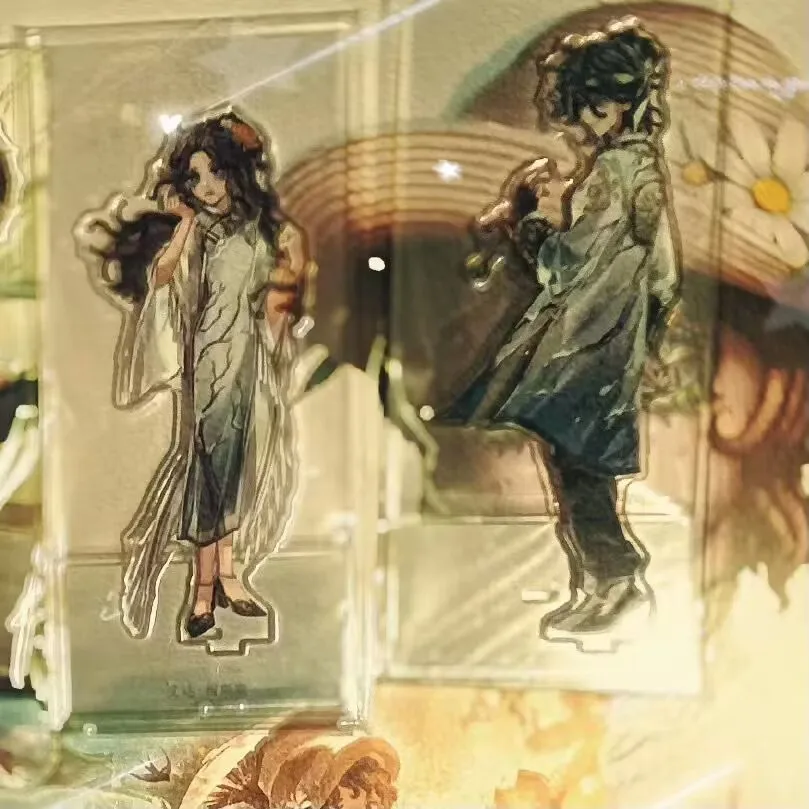 The acrylic standee "Identity V" game,"Gardener,Heart Problem" series, West Lake co-branded tabletop decoration in a 2D style