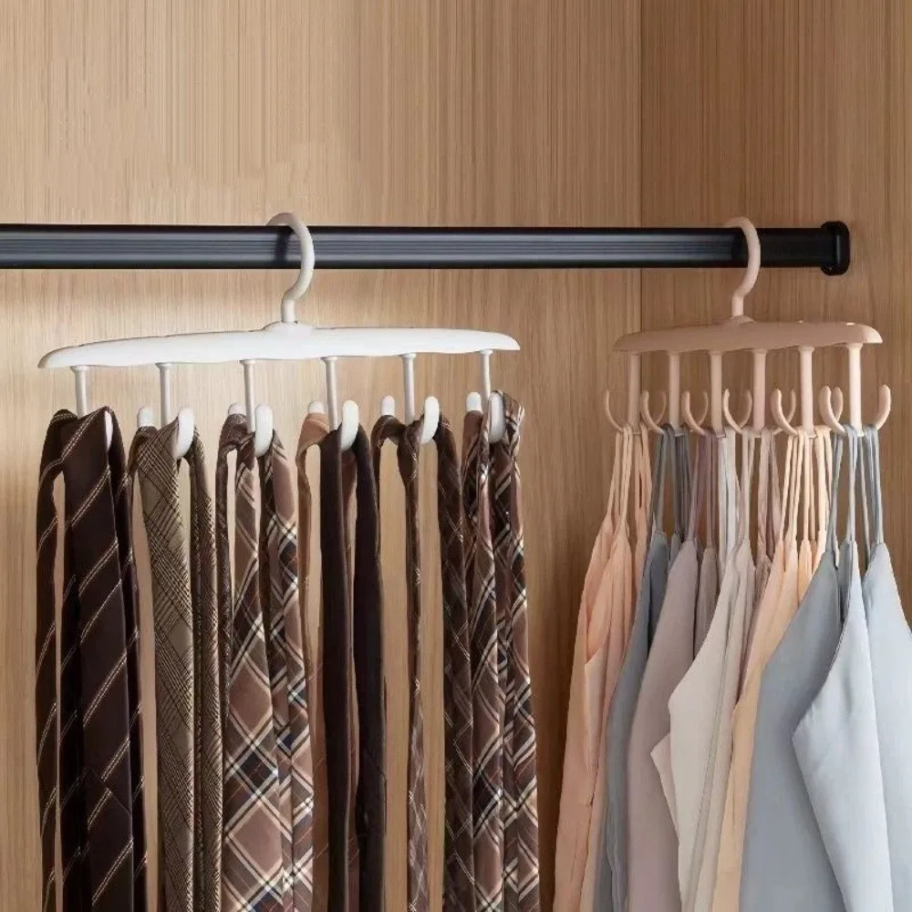 Space-Saving Portable Multi-Functional Hanger Multi-Hook 12-Hook Rotating Hanger Wave Hook Rotatable Closet Organizer Home