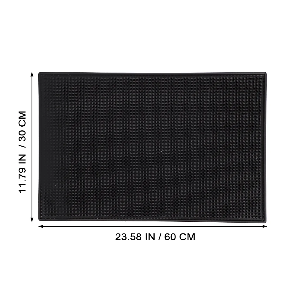 

PVC Non-Slip Bar Mat Thick Heavy-Duty Bar Service Spill Mat Kitchen Counter Drainage Drying Pad Practical Practical Pad