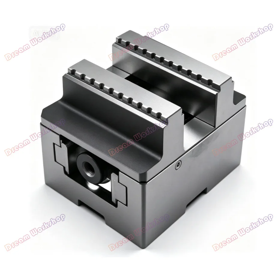 75-55 high-precision self-centering vise,reserved interface for EDM EROWA3R, 45° dovetail groove, multiple styles/clamping sizes