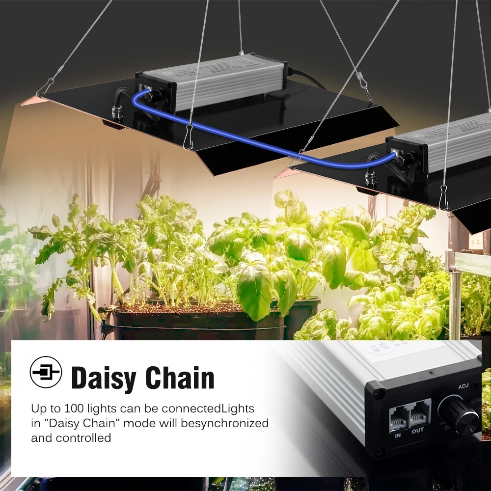 Full Spectrum LED Grow Light 200W For Veg Flowers Seeding SMD3030 For Greenhouse Plants Independent Red Light LED Growth Lamp