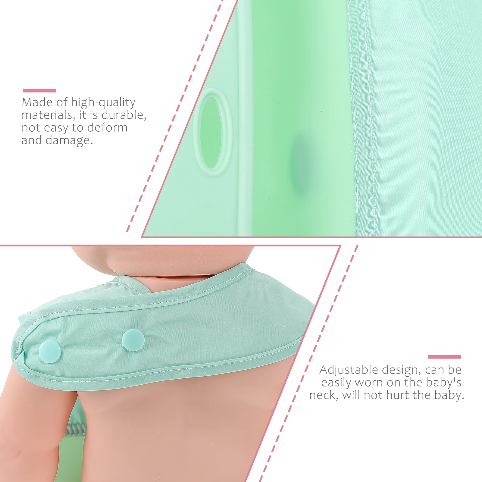 

Waterproof Soft Bib Baby Eating Apron Washable Dining Clothes Protector Bibs Infant Feeding Toddler Kids