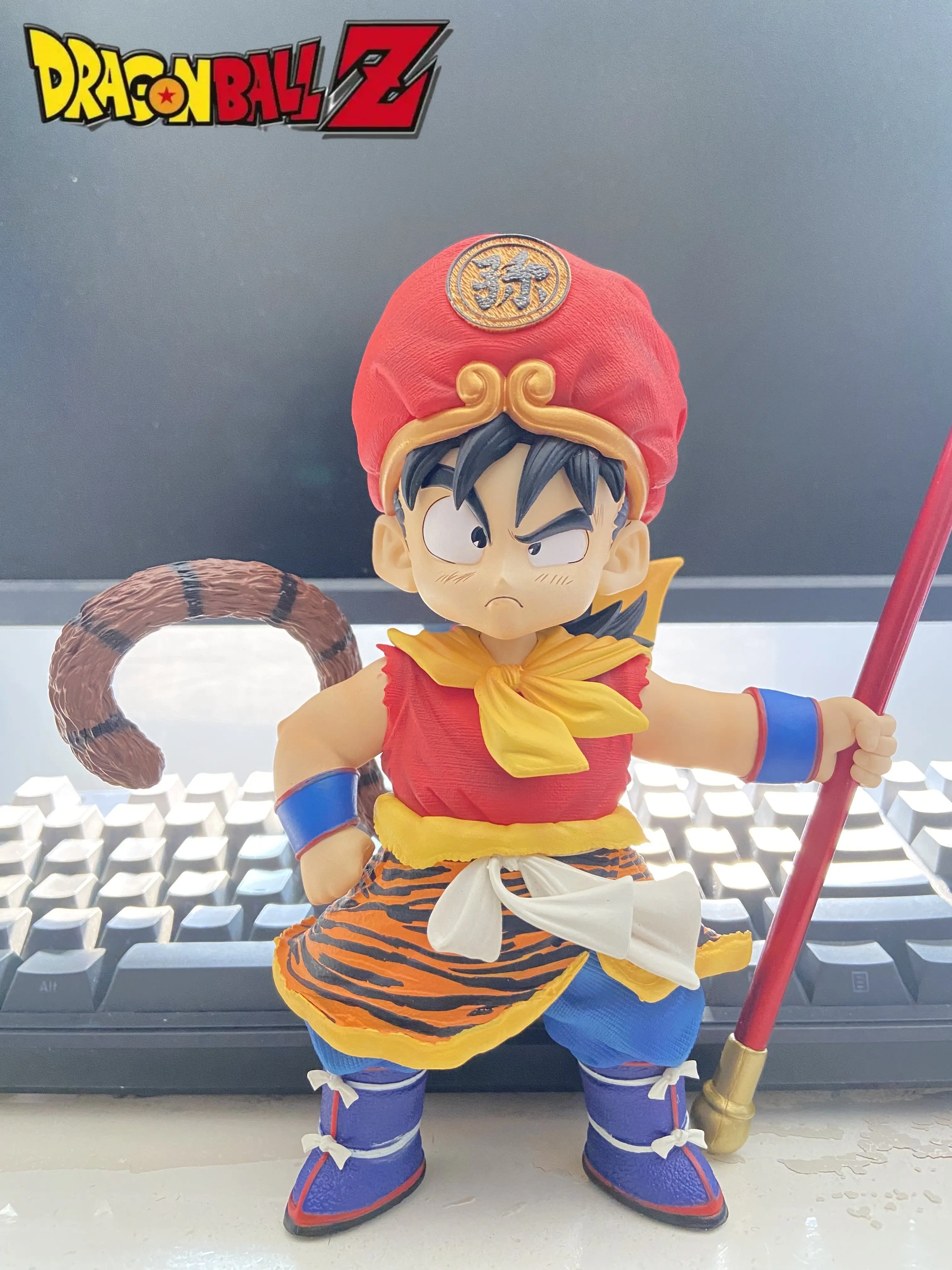 Dragon Ball Go West Series Resonance No.1 Tiger Skin Sun Wufan Figure Animation Model Boxed Ornament Kids Desktop Toy Doll