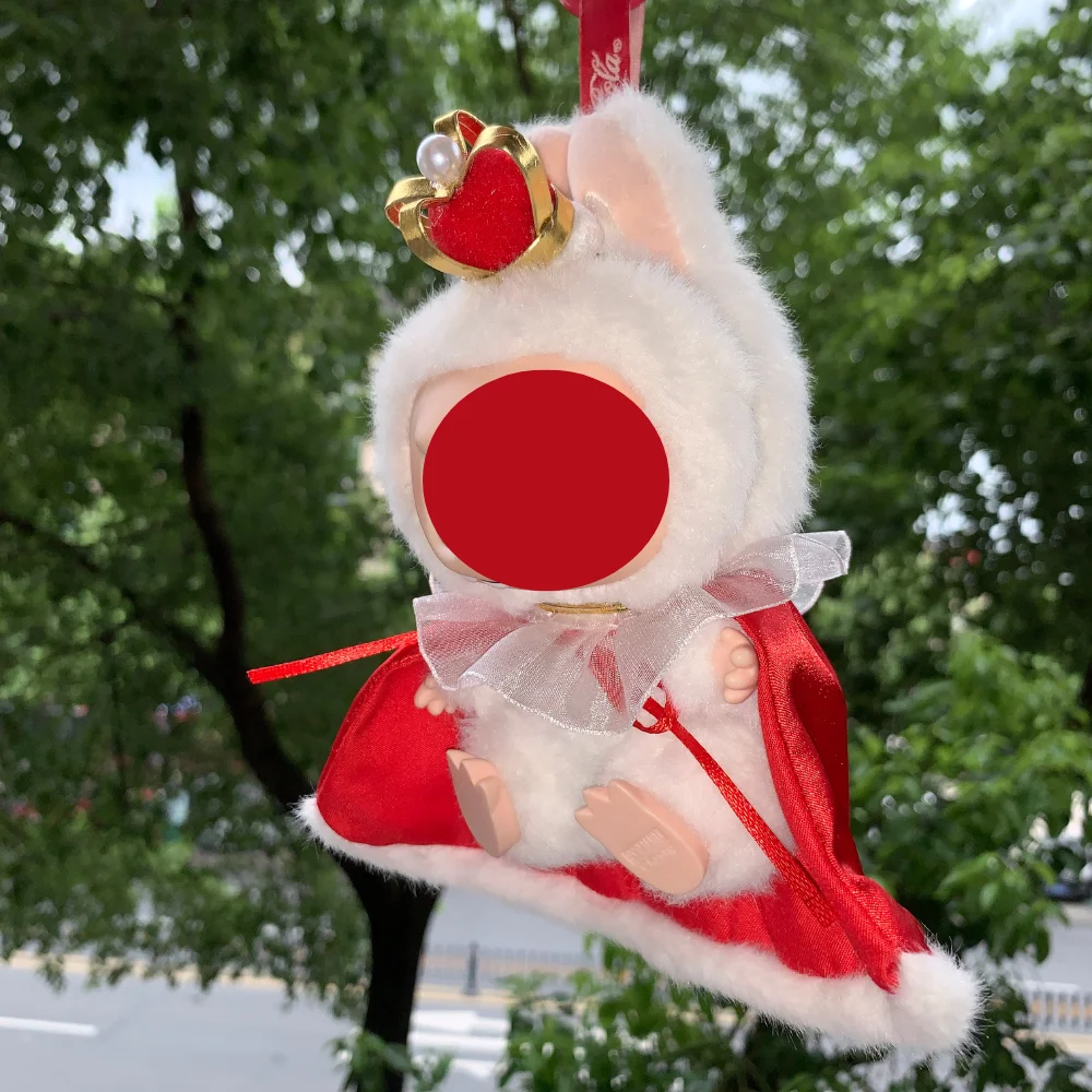 زي دمية LA BUBU مقاس 17 سم (دمية غير مادية) مجموعة أزياء LA BUBU، فستان LA BUBU ومجموعة دبوس الشعر، إكسسوارات ملابس LA BUBU،