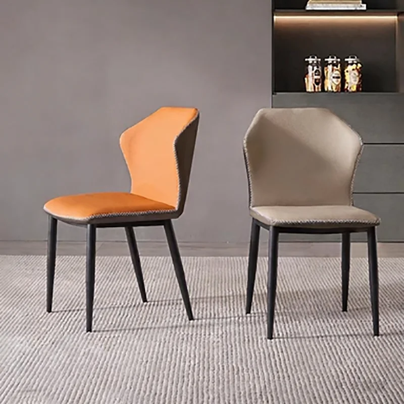 

Set Of 2 Italian Dining Chairs Simple Luxury Upholstered Aesthetic Dining Chairs Easy To Clean Durable Aesthetic Furniture