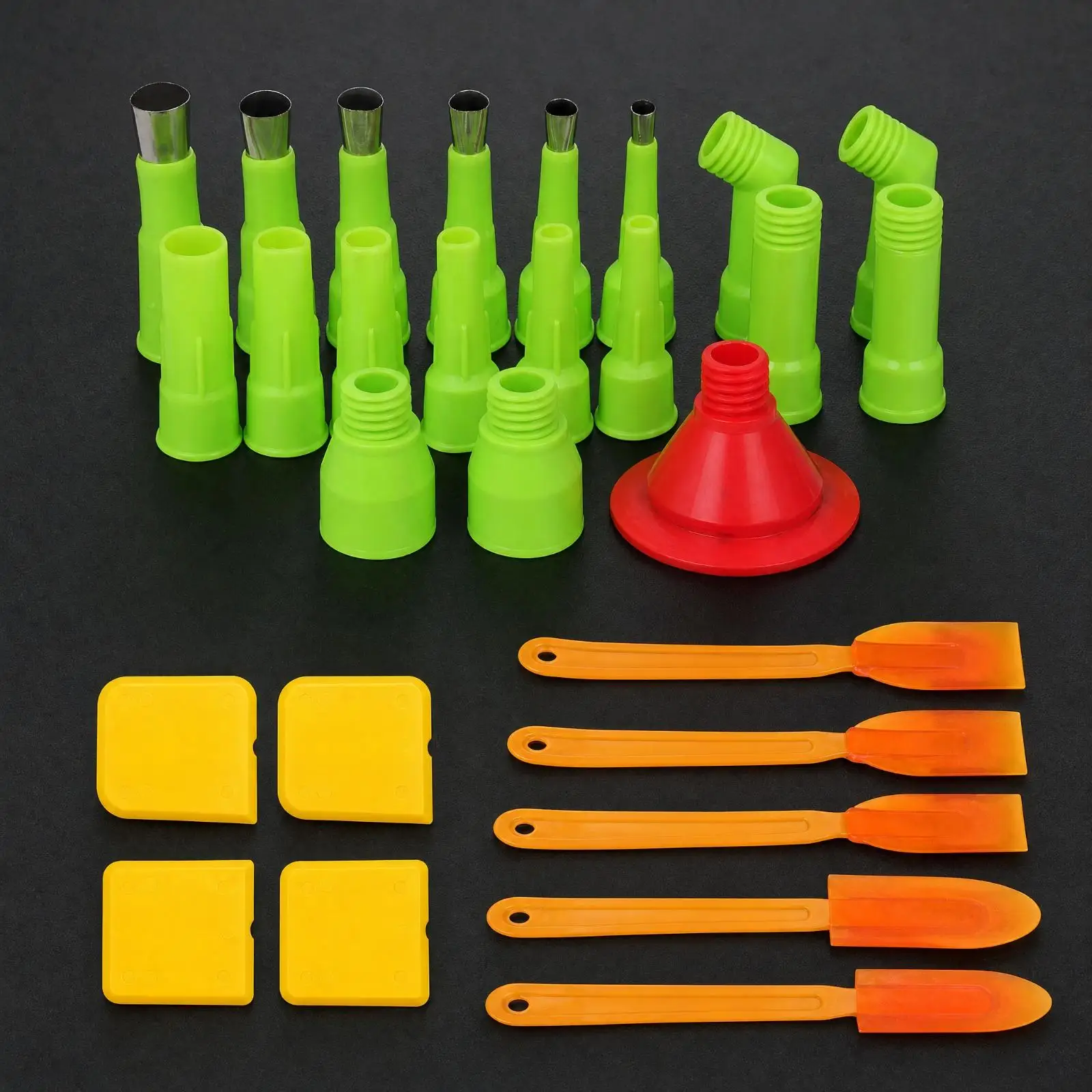 19 Pieces Caulk Bead Shaping Tool Set Versatile for Construction Joint Sealing view 4