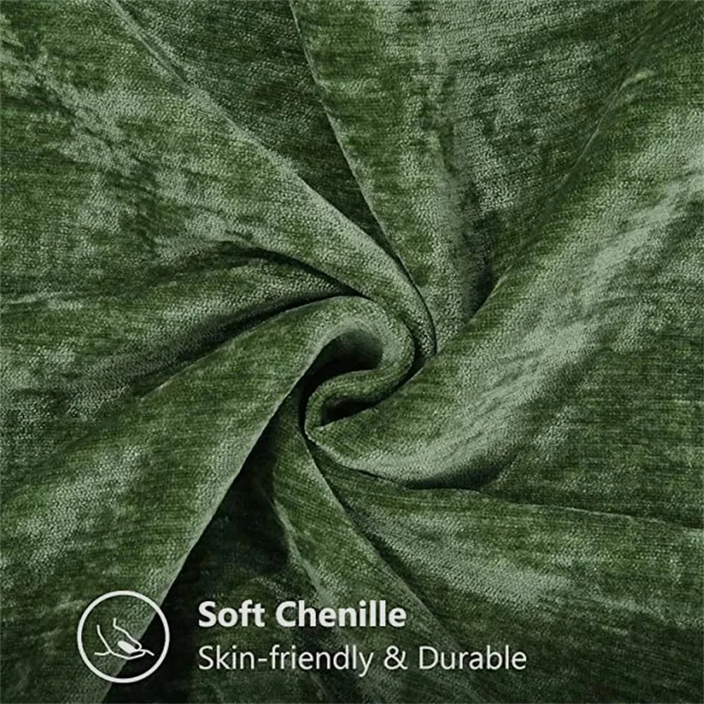 Olanly-Luxo Chenille Capa de Almofada, Alta Qualidade Travesseiro, Marrom Lance Fronha para Sofá, Sala, Cama, Home Decor, 45x45