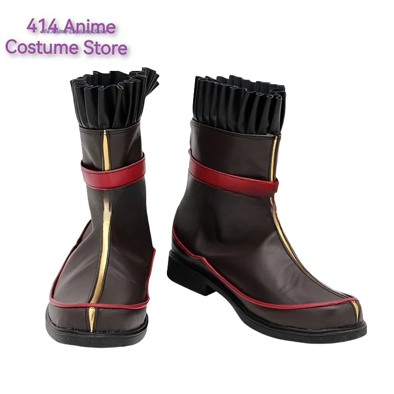 Game Final Fantasy FF14 Luka Tianslayer Cosplay Shoes Boots Props Halloween Party Role Play Custom Made Aksesori