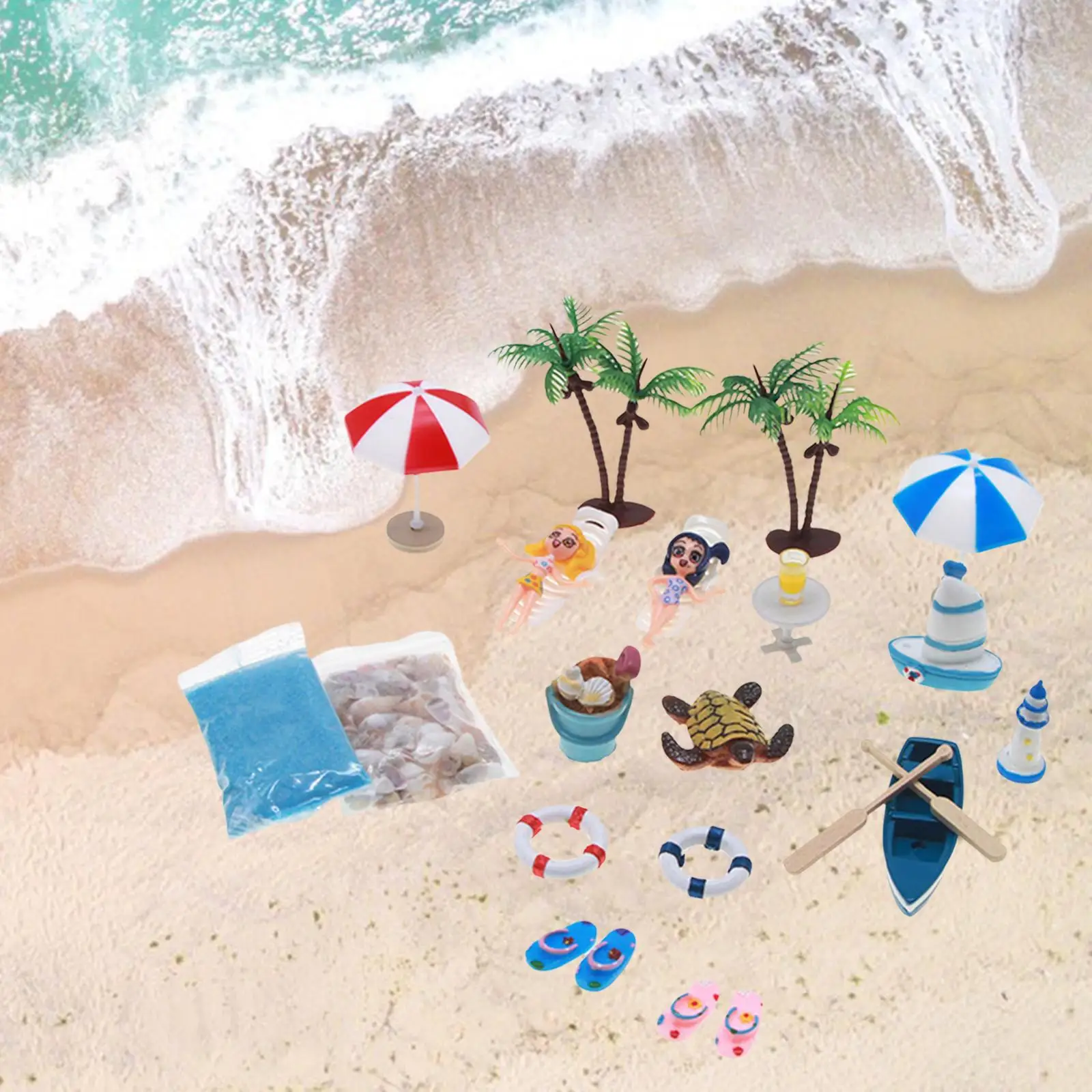

15 Pieces Miniature Dollhouse Kits Set Supplies DIY Scenery 1:12 Simulation Decoration