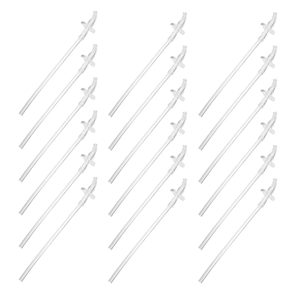 

Big Belly Cup Straw Water Straws Drinking Reusable Long Pipette Tip Transparent Liquid Silicone for Hot Drinks Travel