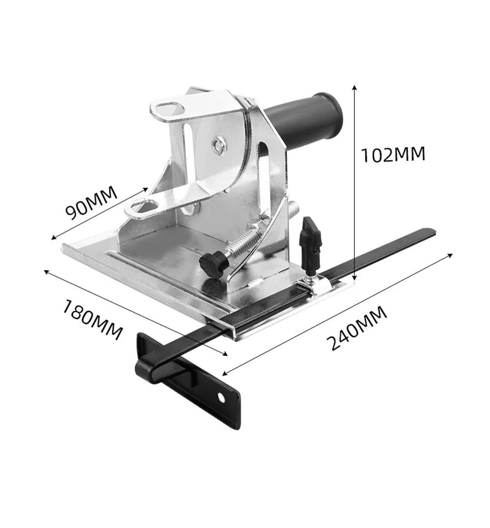 Amoladora angular a sierra Circular, juego de soporte, convertidor de amoladora angular manual ajustable, máquina cortadora de piedra de madera profesional