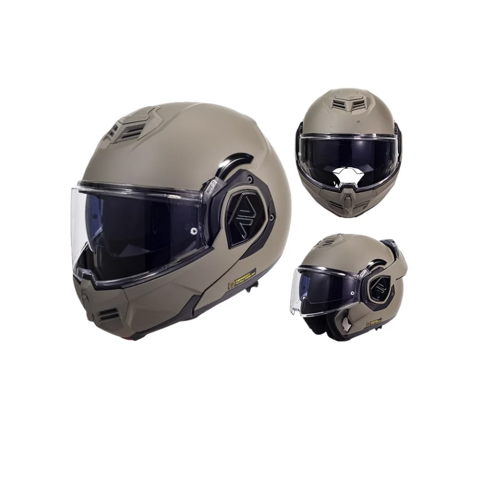 

Модульный мотошлем-трансформер с двойным визором, новый, сертифицированный DOT/ECE, со съемными подушечками для щек