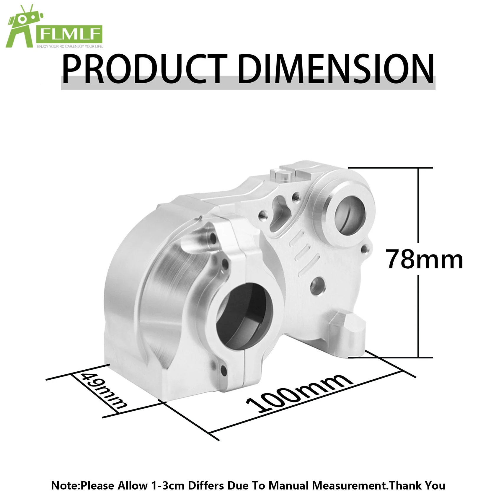 합금 CNC 기어 박스 또는 디퍼렌셜 트랜스미션 기어박스 키트 1/5 HPI ROFUN BAHA ROVAN KM BAJA 5B 5T 5SC Rc 자동차 장난감 게임 부품에 적합