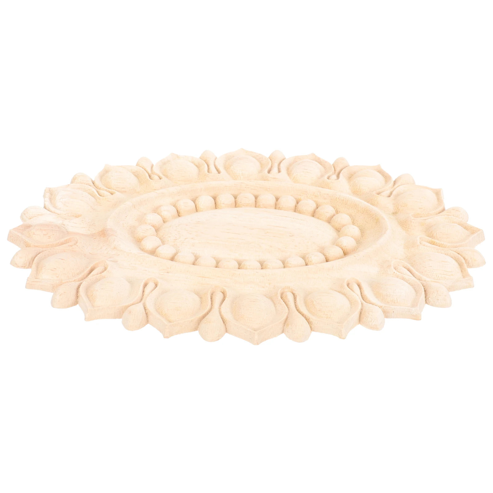 

1pcs European Style Carved Door Decorations Wooden Appliques for Furniture Wall Cabinet Decorative Wood Carving Applique