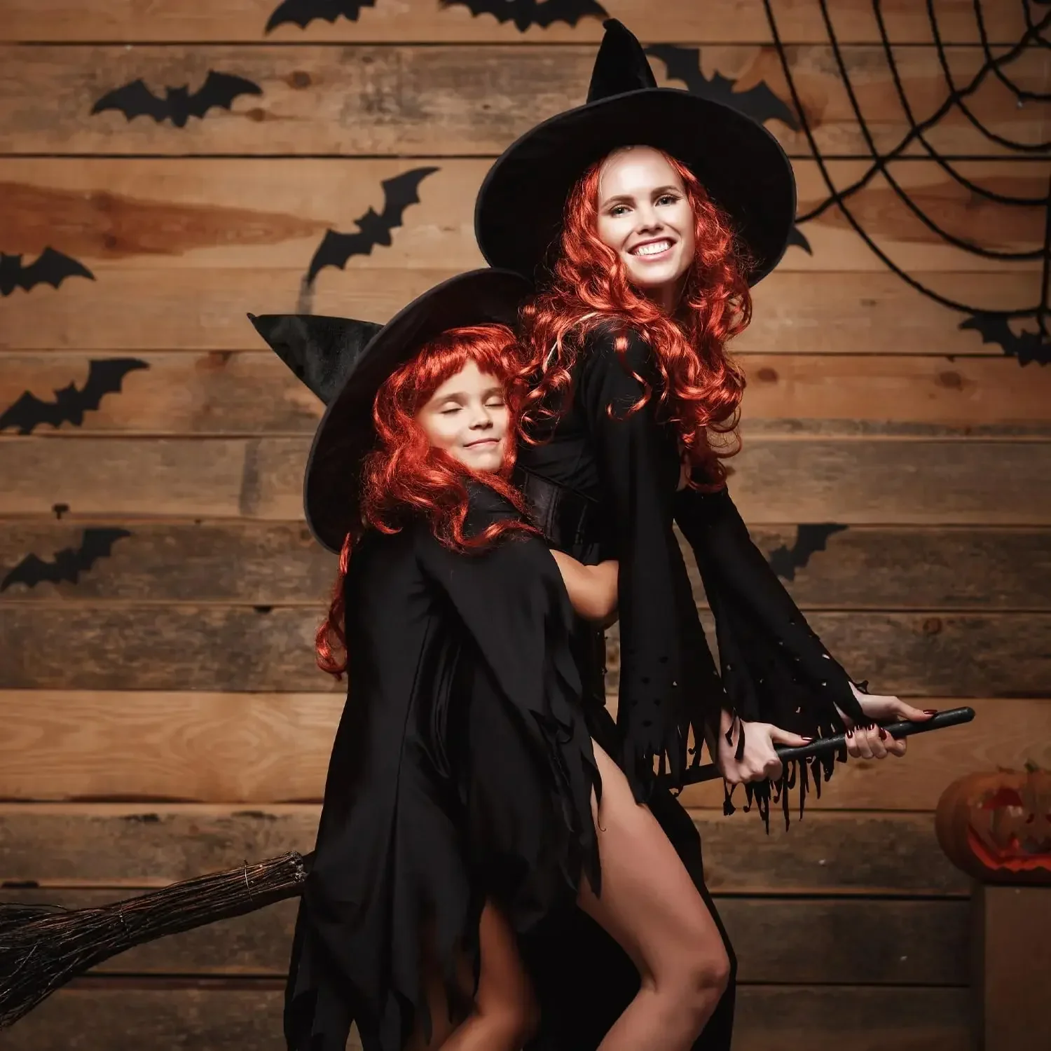 Cappelli da strega di Halloween Pieghe nere Cappello da mago per donna Uomo Festa in maschera Puntelli cosplay Decorazione Accessorio per costume di carnevale