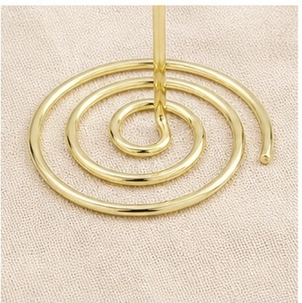 10Pcs Gold Memo Note Clips Five-Pointed Star Photo Stand Holder 8.5cm Strong Carbon Steel Card Clip Perfect for Wedding Party