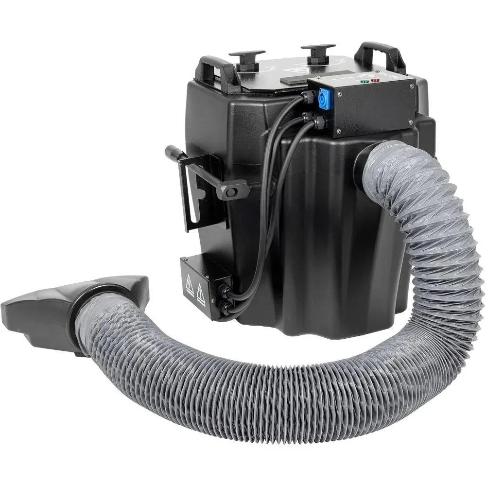 6000W Dry Ice Fog Machine, Dry Ice Smoke Machine Effect with Tube, High Density Smoke Machine with Tube Adjustable Temperature
