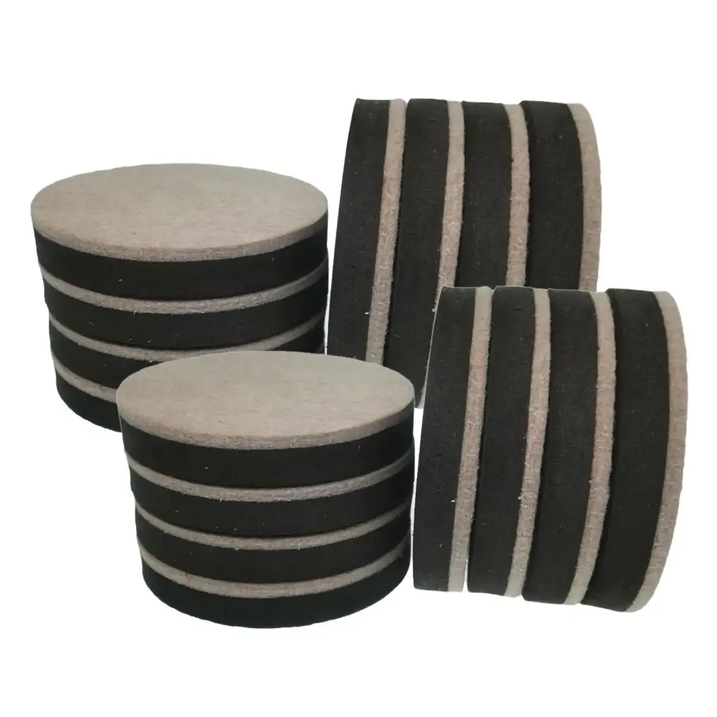 

16 Pieces Heavy Duty Felt Sliders for Furniture Moving Protectors