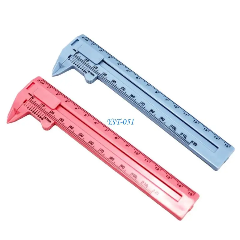 

E15A Double Scale Micrometer Plastic Vernier Caliper Measuring Instrument for Diameter Thickness Measurement 0-150mm 0-180mm