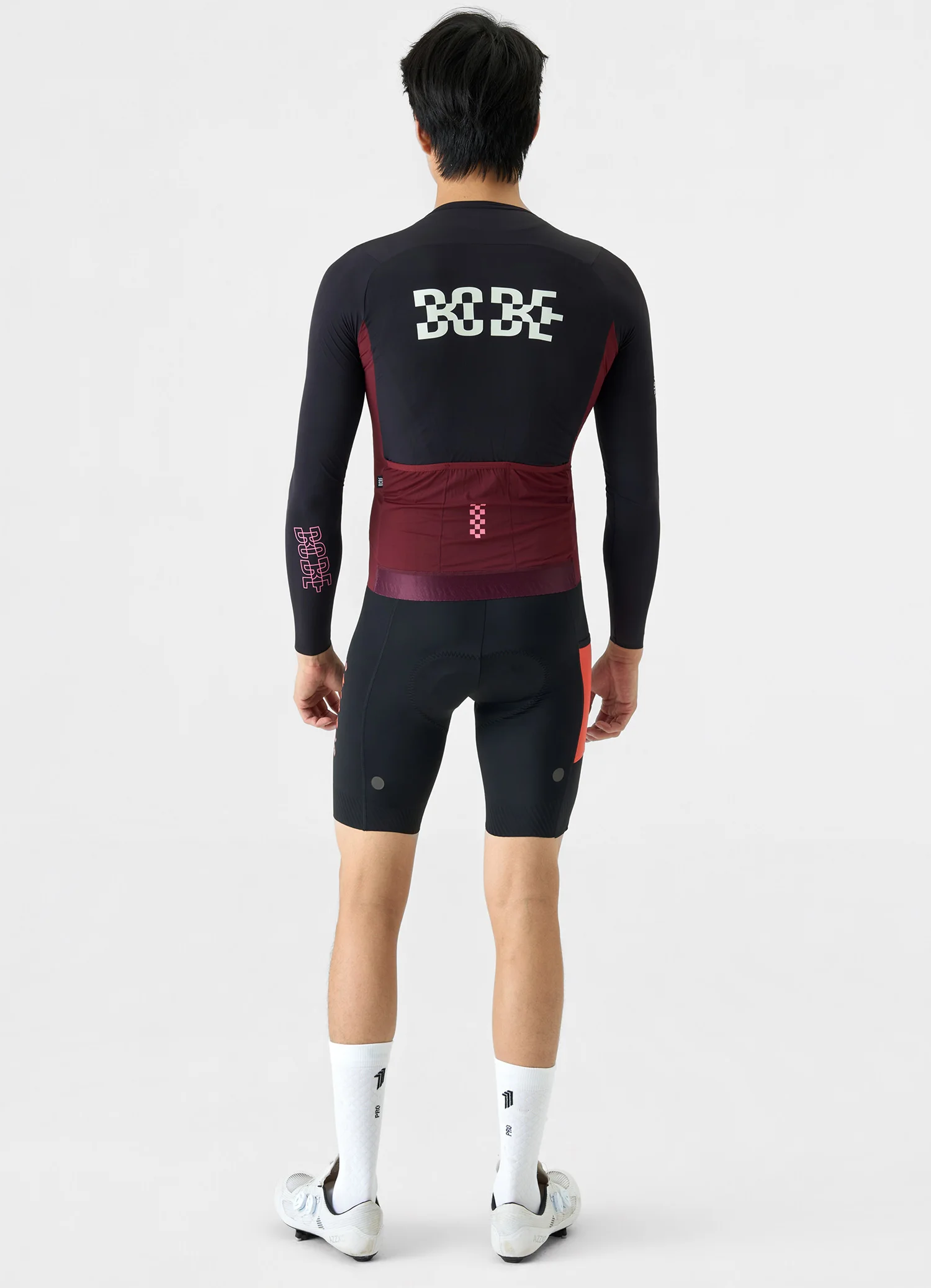 BCBE-ING Herren-Radtrikot, langärmelig, leichtes, atmungsaktives Material, passgenaue Ärmelbündchen, Rennsport-Design, aerodynamisches Radtrikot, Fahrradoberteil. – Detail 11