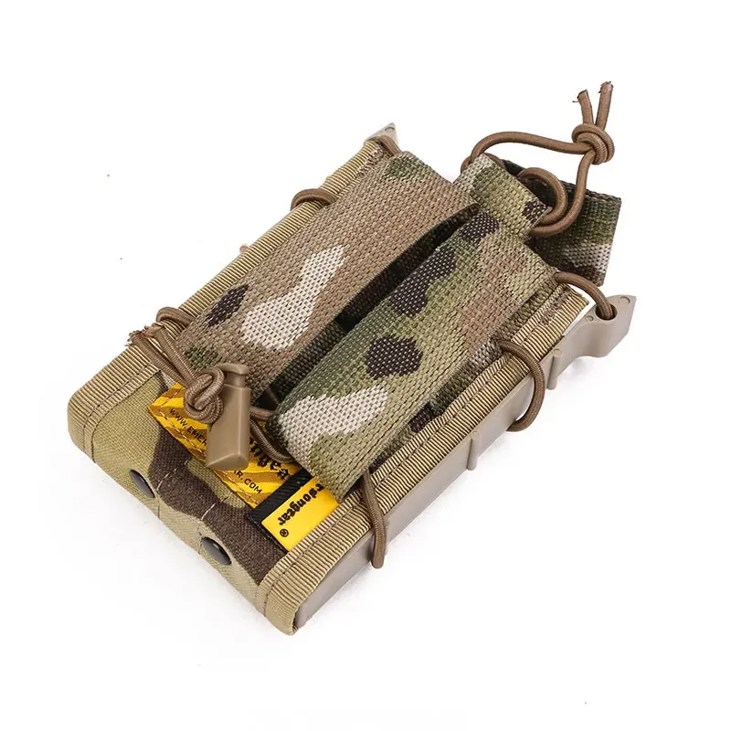 Emersongear tático 556 revista bolsa molle rifle modular único mag saco airsoft caça m4 m16 ar15 sr52 painel de náilon