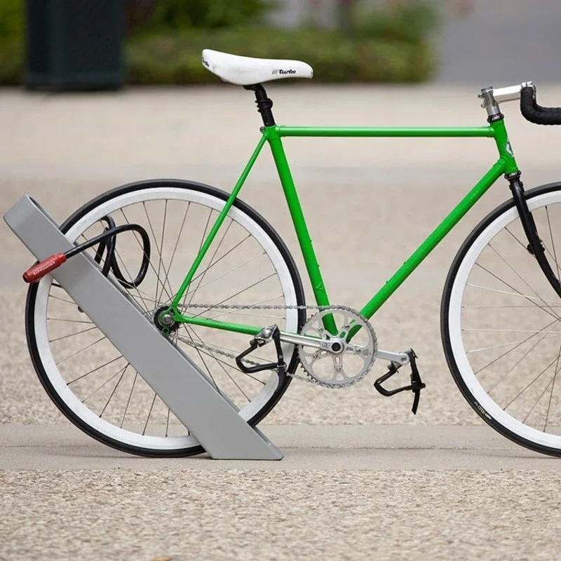 Three-dimensional bicycle parking rack, card rack lock column, outdoor bicycle rack