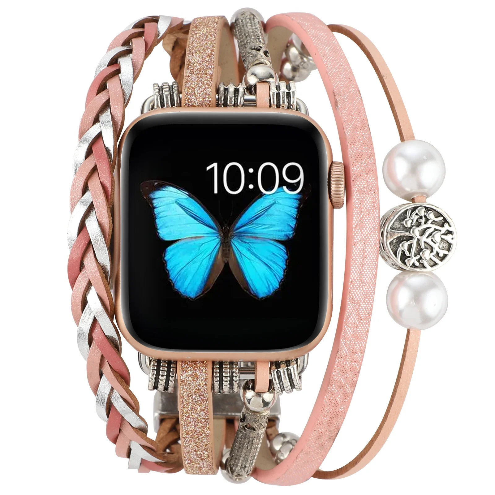 

Женский изысканный сменный Браслет для Apple Watch 8 7 45 мм 41 мм Ultra 49 мм iWatch 6 5 4 3 SE2 44 мм 42 мм 40 мм