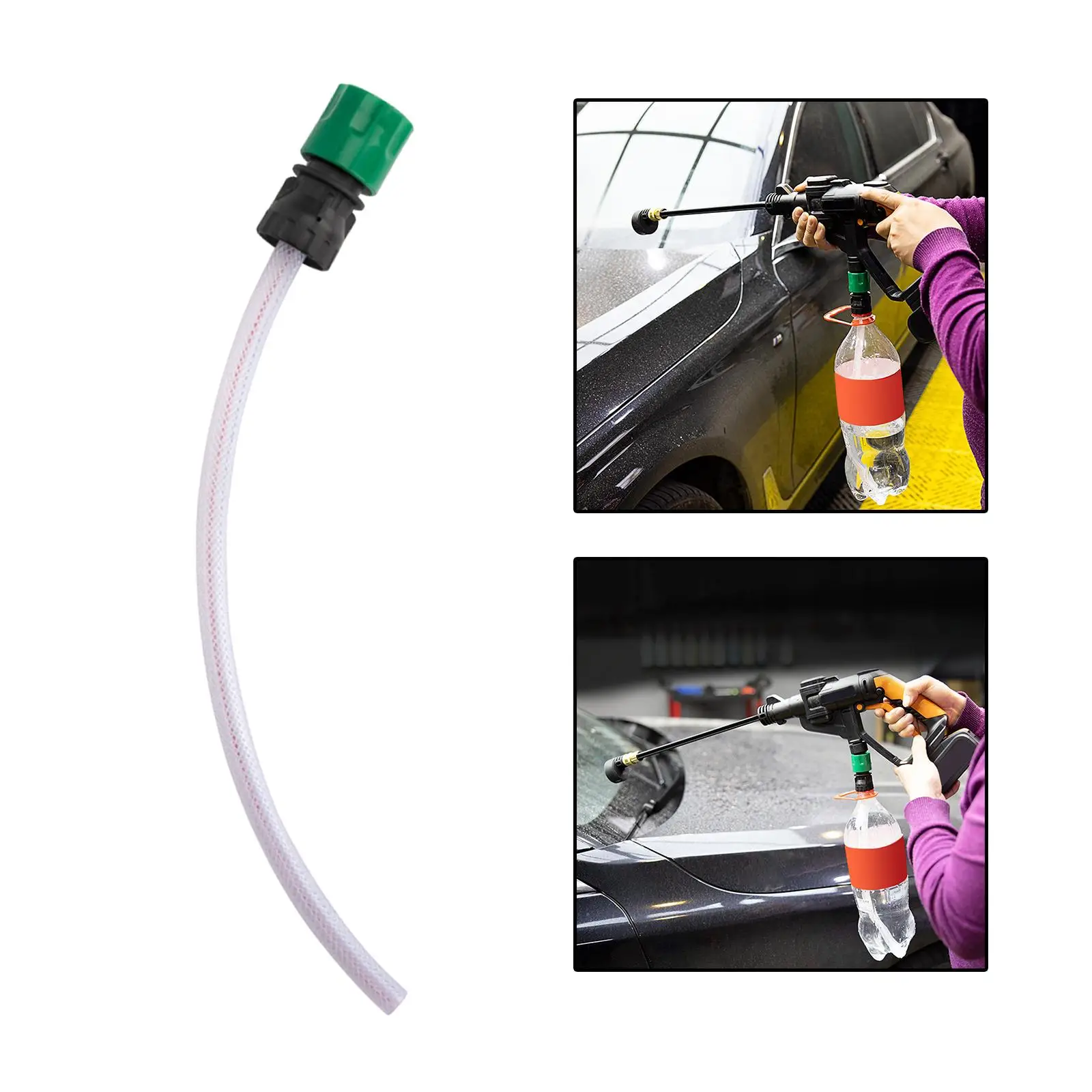 Water Bottle Adapter Pipe Washer Bottle High Pressure Connector hose Connection Nozzle Car Washing Accessories Fitting