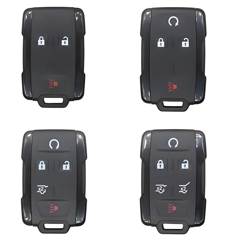 

3pcs 3/4/5/6 Button Remote Case For Chevrolet Tahoe Suburban Sierra Silverado Smart Key Shell Housing For GMC Yukon XL Terrain