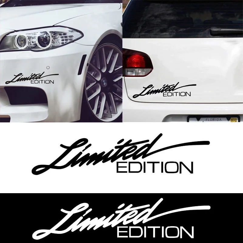 Creative Car Stickers LIMITED EDITION Sticker Car Motorcycle Auto Body Glass Decoration Laser Stickers Reflective Vinyl Decals