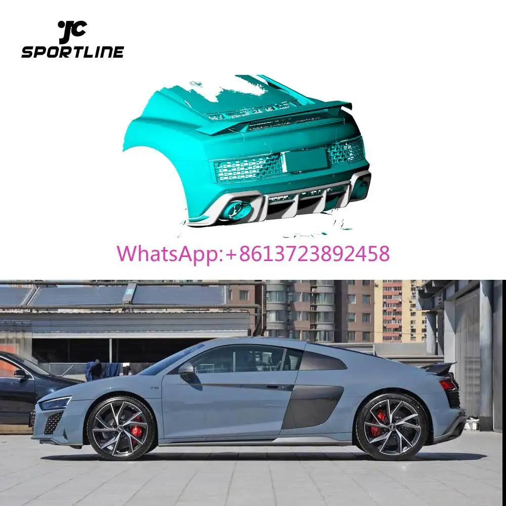 

R8 Dry Carbon Fiber Rear Lip Diffuser for Audi R8 V10 2023