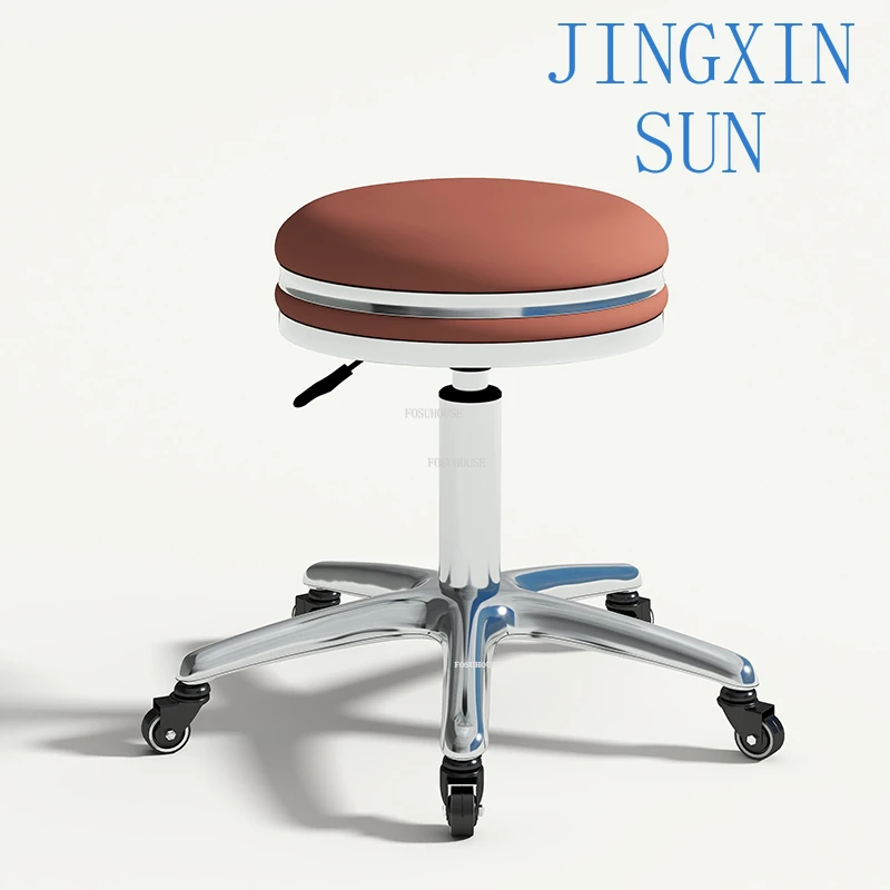 Light Luxury Barber Chairs Beauty Salon Professional Chair Italian Salon Furniture Lift Rotating Pulley Stool Home Makeup Chair