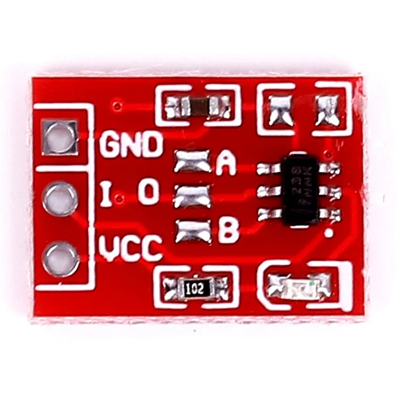 AS95-300Pcs TTP223 Touch Key Switch Modul Berühren Taste Kondensator Typ Einkanal Selbst Locking Touch Schalter Sensor