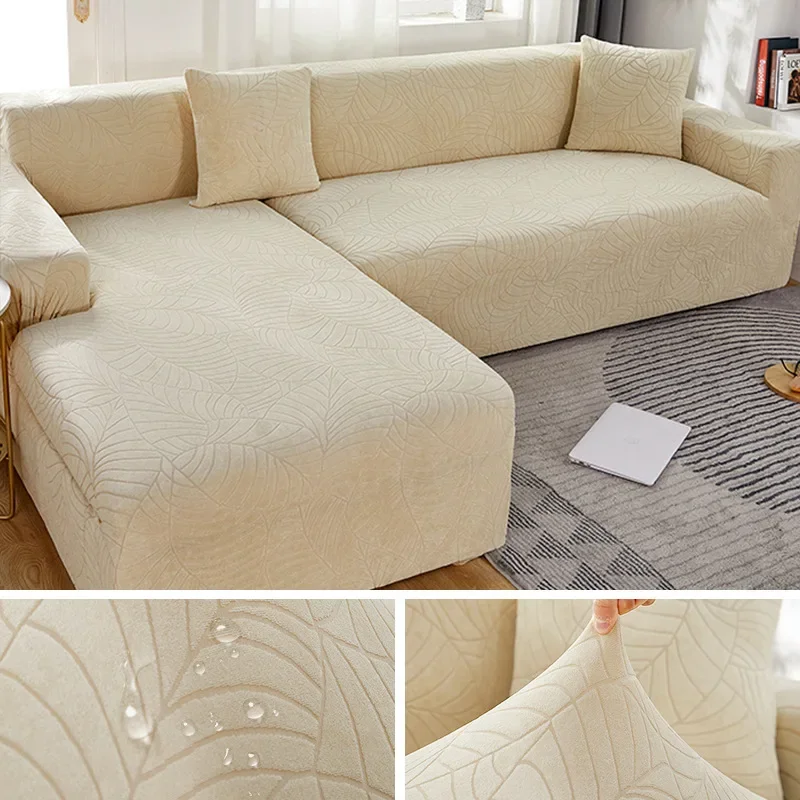 Elastic Thick Sofa Cover for Living Room Stretch Slipcovers Corner Couch Covers 1/2/3/4 Seater L Shape Couch Chair Cover