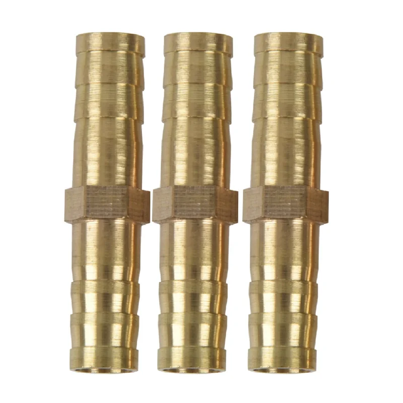 T98C-25Pcs 8Mm Inner Dia Air Gas Straight Hose Pipe Barb Coupler