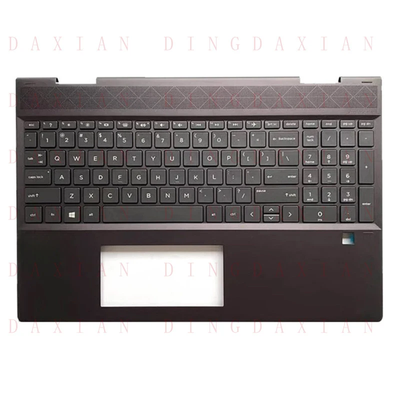 AA  New For HP X360 15-DR 15-DS 15M-DR TPN-W142 Palmrest Keyboard Backlit L53987-001