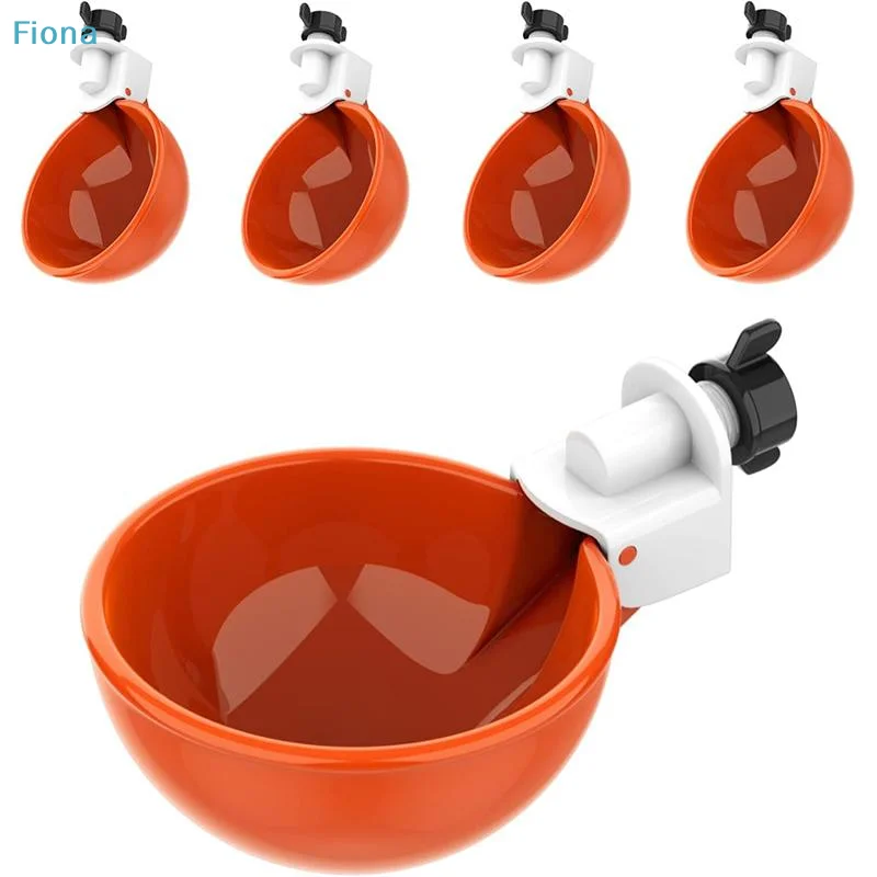 

✔5Pcs Automatic Drinking Bowl Chicken Drinker Hanging Water Cup For Backyard Poultry