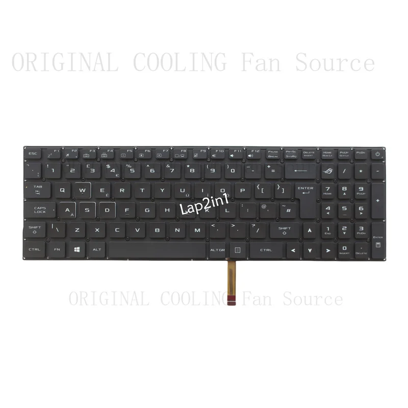 R+  New UK RGB Backlit Keyboard for ASUS ROG Strix GL702V GL702VI 0KNB0-6618UK00