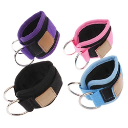 Correa de tobillo para máquinas de Cable, brazalete acolchado para gimnasio, Protector de tobillo, equipo de entrenamiento deportivo, suministros de Fitness, 1 unidad