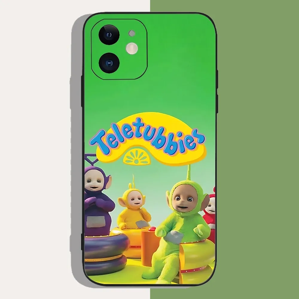 Cute T-Teletubbies Phone Case For Iphone 15 11 13 14 Pro Max 7 8 Plus X Xr Xs Max Se2020 12mini Cover Case