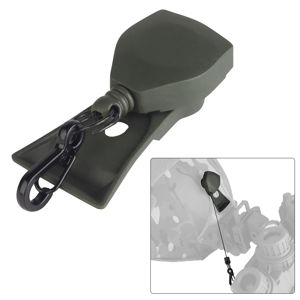 Corda anti-smarrimento Rotazione a 360° Supporto NVG Cordino di sicurezza Occhiali per la visione notturna Corda telescopica anticaduta per modello di visione notturna fissa