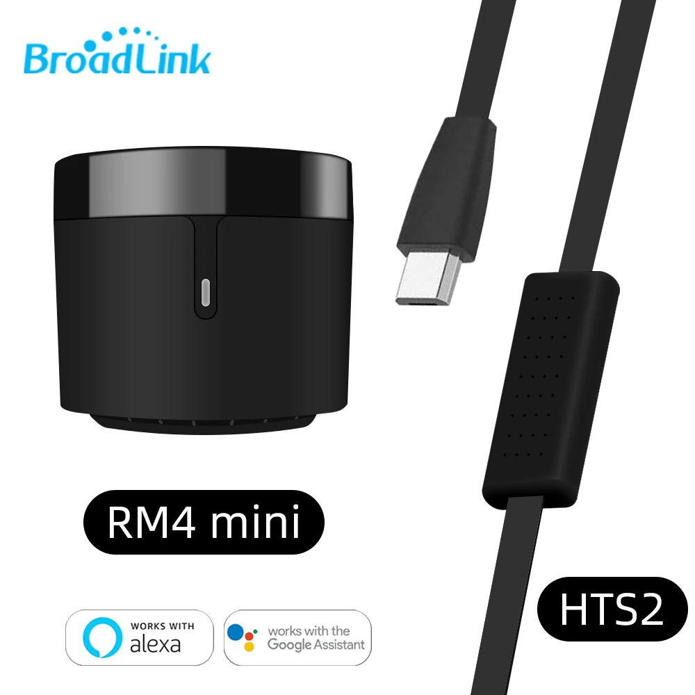 Original Broadlink RM4 Mini IR Remote Control Switch Smart Universal Bluetooth Controller HTS2 Sensor Works Alexa Google Home