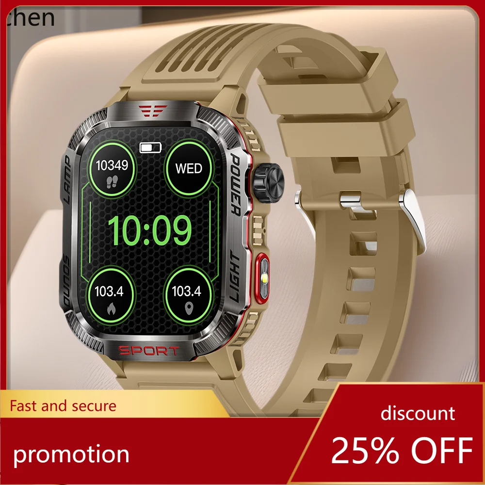 

Zml smart watch bluetooth call waterproof outdoor men watch